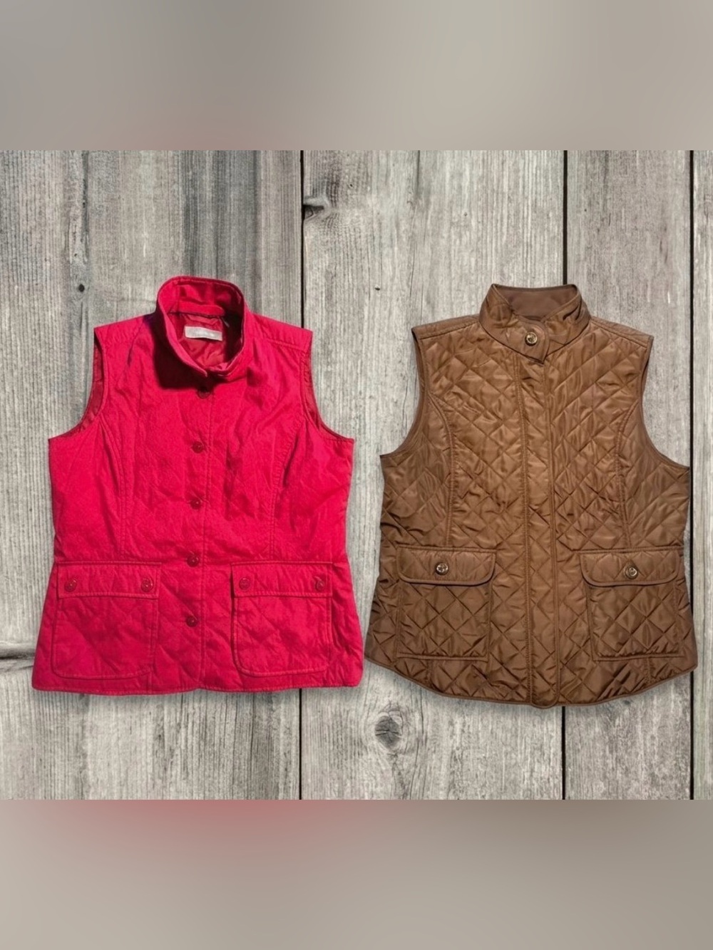 Quilted Autumn Vest Bundle Liz Claiborne And Van Heusen